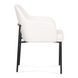 Sydney Cream Upholstered Arm Chair Set of 2