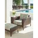 Abaco Multicolor Upholstered Rectangular Outdoor Ottoman