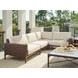 Abaco White 4 Piece Modular Outdoor Sectional