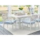 Seabrook Blue Upholstered Outdoor Side Chair