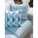 Seabrook Blue 82" Outdoor Sofa