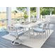 Seabrook Blue Upholstered Outdoor Side Chair