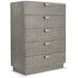 Monolith Brown Tall 5 Drawer Chest