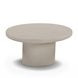 Jade Cream Free Form Outdoor Concrete Top Nesting Coffee Table Set