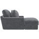 Cozy Gunmetal 53" Chaise with USB Charging
