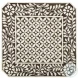 Brown Bone Inlay Side Table