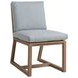 Stillwater Cove Blue Upholstered Outdoor Side Chair