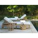 Stillwater Cove Blue 85" Outdoor Chaise Lounge
