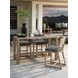 Stillwater Cove Black Upholstered Outdoor Counter Height Stool