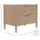 Sinclair Natural 2 Drawer Nightstand