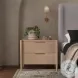 Sinclair Natural 2 Drawer Nightstand