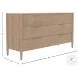 Sinclair Natural 6 Drawer Dresser