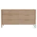 Sinclair Natural 6 Drawer Dresser