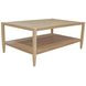 Sinclair Natural Rectangular Coffee Table