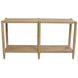 Sinclair Natural Rectangular Console Table