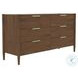 Sinclair Walnut Youth Panel Bedroom Set