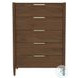 Sinclair Walnut Youth Panel Bedroom Set