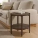 Sinclair Walnut Round End Table