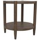 Sinclair Walnut Round End Table