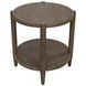 Sinclair Walnut Round End Table