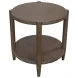 Sinclair Walnut Round End Table