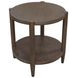 Sinclair Walnut Round End Table