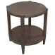 Sinclair Walnut Round End Table