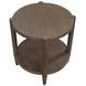 Sinclair Walnut Round End Table