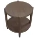 Sinclair Walnut Round End Table