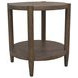 Sinclair Walnut Round End Table