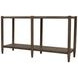 Sinclair Walnut Rectangular Console Table