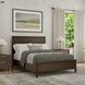 Sinclair Walnut Full Panel Bed