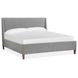Fernholt Belgian Wheat and Gray King Upholstered Panel Bed