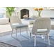 Ocean Breeze Promenade Blue Upholstered Outdoor Occasional Dining Chair