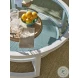 Ocean Breeze Promenade White Outdoor Round Occasional Table Set