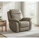 Grant Liverpool Cobblestone Leather Power Glider Recliner