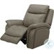 Grant Liverpool Cobblestone Leather Double Power Glider Recliner