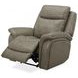 Grant Liverpool Cobblestone Leather Power Glider Recliner