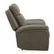 Grant Liverpool Cobblestone Leather Power Glider Recliner