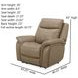 Grant Liverpool Sand Power Headrest Glider Recliner