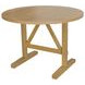 Eleanor Natural 42" Extendable Round Dining Table