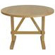 Eleanor Natural 42" Extendable Round Dining Table