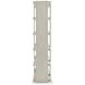 Tempo Beige Etagere with 5 Shelves