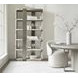 Tempo Beige Etagere with 5 Shelves