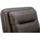 Heston Charcoal Leather Triple Power Swivel Glider Recliner with USB Charging