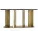 Trost Dorado Gold and Bracken Console Table