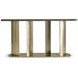 Trost Dorado Gold and Bracken Console Table