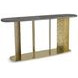 Trost Dorado Gold and Bracken Console Table