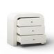 Hump White Arched 3 Drawer Chest