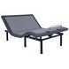 Negan Black and Gray California King Adjustable Bed with USB Charging